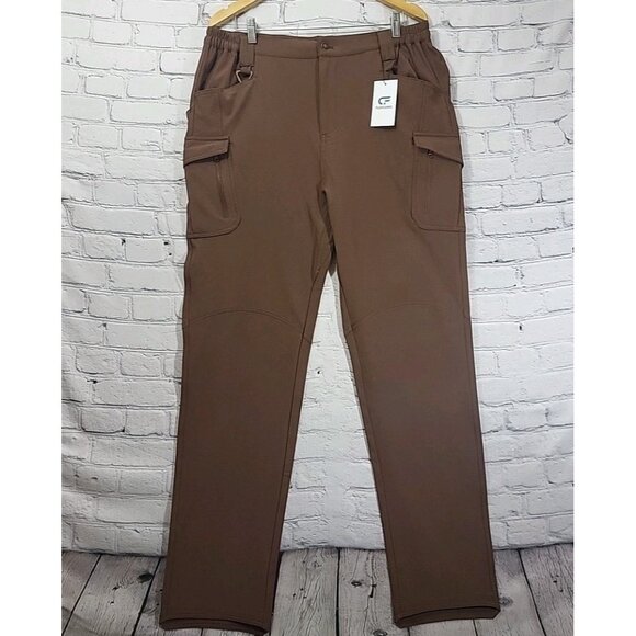 NWT Texwix Flexcamo Tactical Cargo Pants Waterproof Brown Mens Sz XL 34 New - Picture 1 of 13